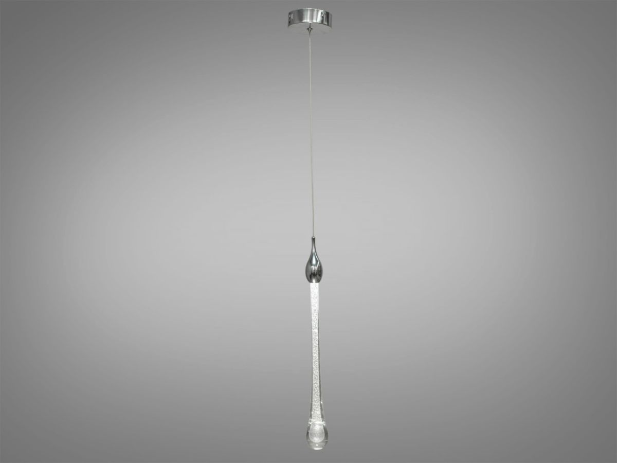 Світлодіодний підвісний Led світильник крапля колір срібло-хром 3W Water Drop