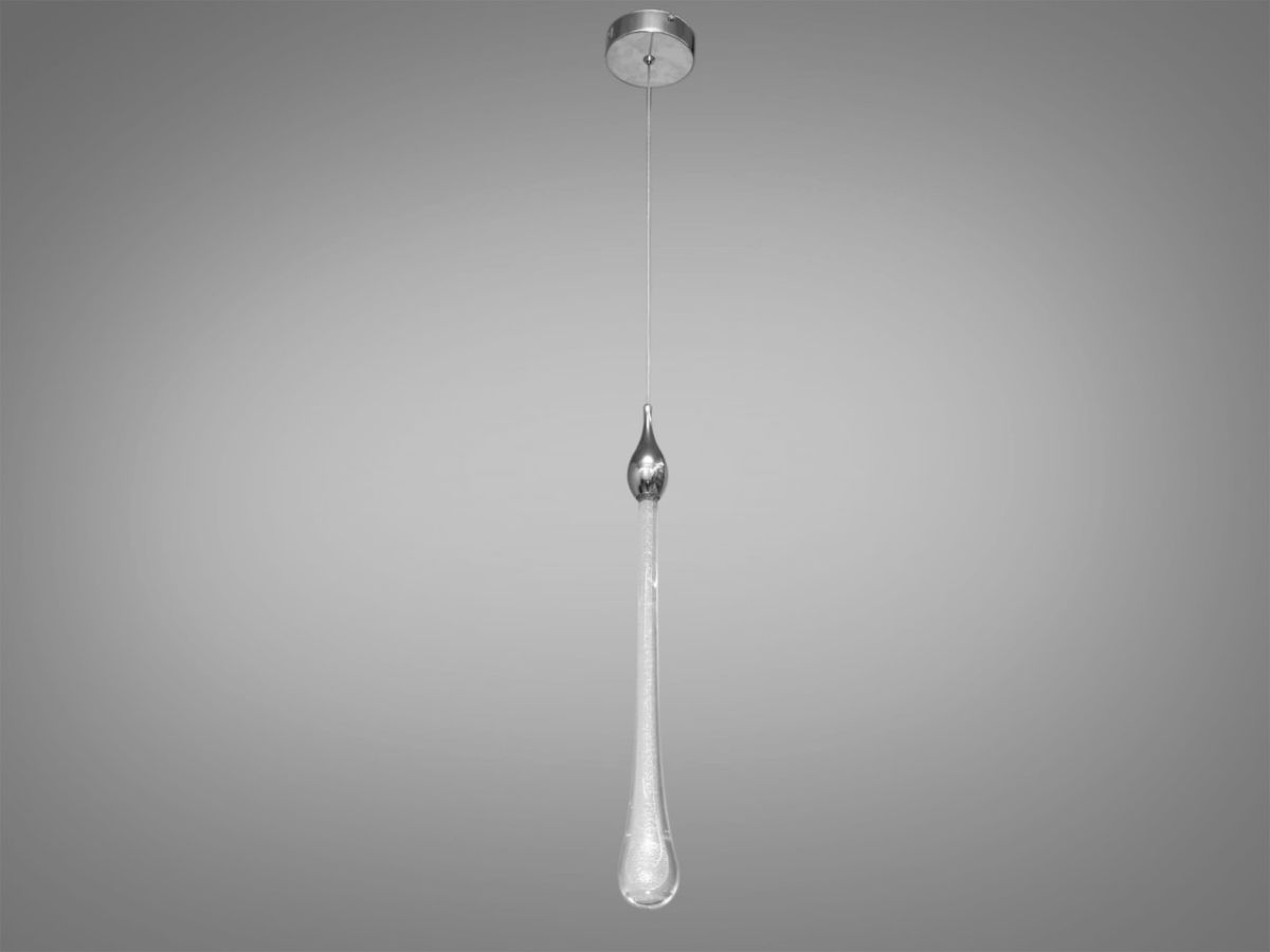 Світлодіодний підвісний Led світильник крапля колір срібло-хром 3W Water Drop