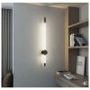 Настінне світлодіодне бра Linear Glow 60 см чорне матове 5W (786AM3806 (600) BK)