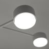 Сучасна люстра на 8 плафонів біла LUMINARIA RAY 8xGX53 (4+4) WHITE