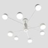 Сучасна люстра на 8 плафонів біла LUMINARIA RAY 8xGX53 (4+4) WHITE