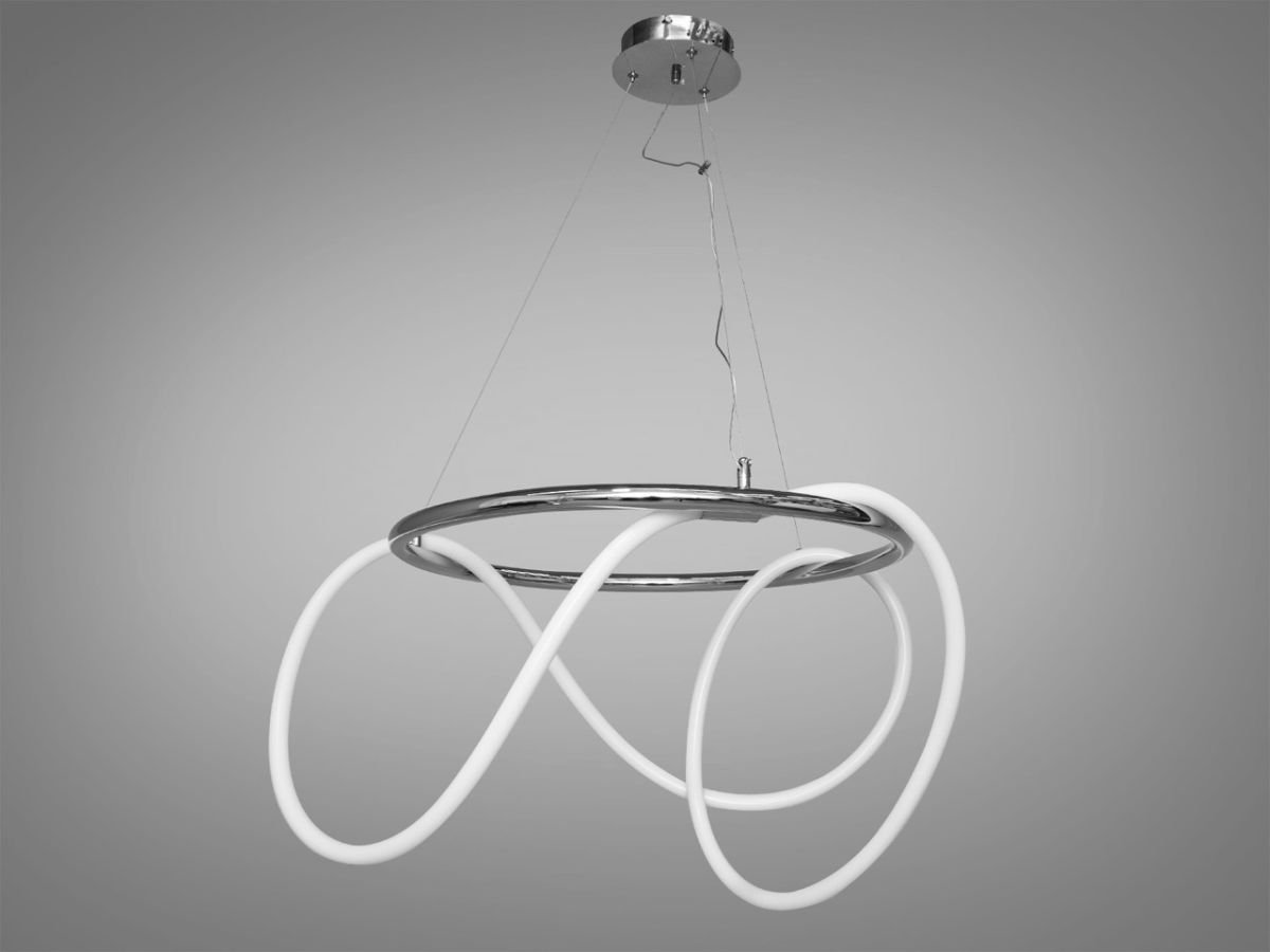 Підвісна Led люстра 60 см SY9752-D600CH