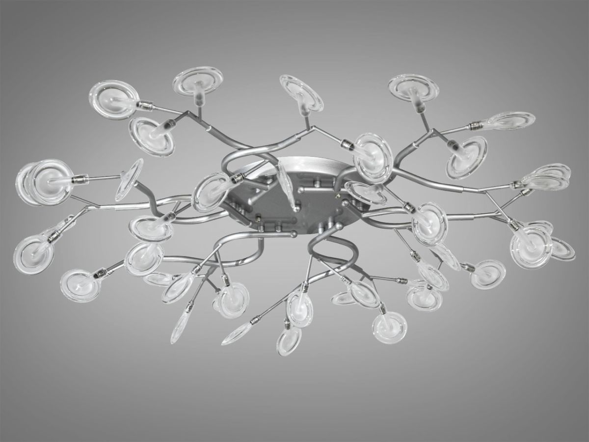 Стельова Led люстра до 20 м² "Світлячок" Art Deco X890-42C SL - 42 лампи G4