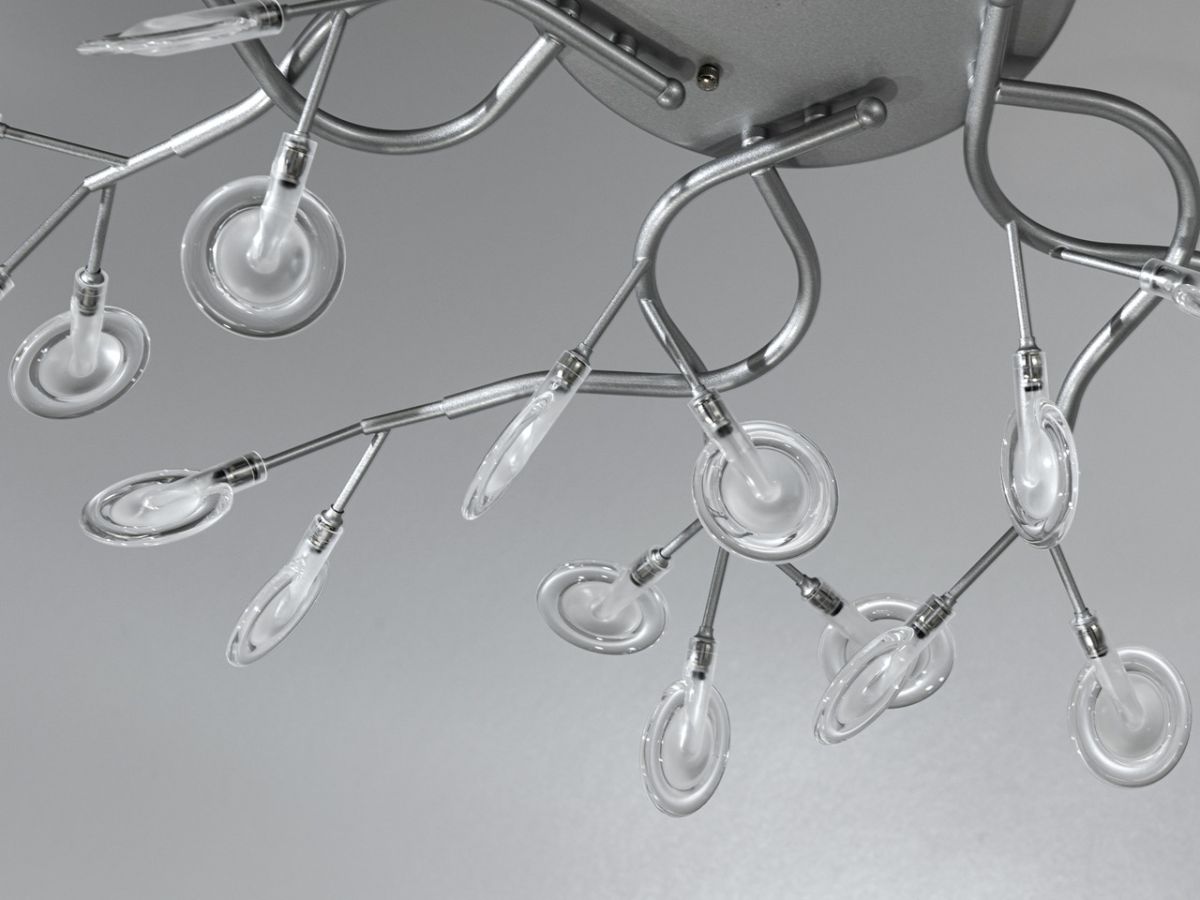 Стельова Led люстра до 20 м² "Світлячок" Art Deco X890-42C SL - 42 лампи G4