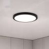 Світлодіодний Led світильник 22 Wt круглий 30 см чорного кольору (Eclipse Ring DL5R 22W Black)