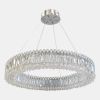 Велика кришталева LED-люстра 551/800CH (Хром, 80 см)