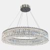 Велика кришталева LED-люстра 551/800CH (Хром, 80 см)