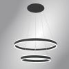 Подвесная Led люстра два кольца 160 Вт  STELLA 160W 2R BLACK