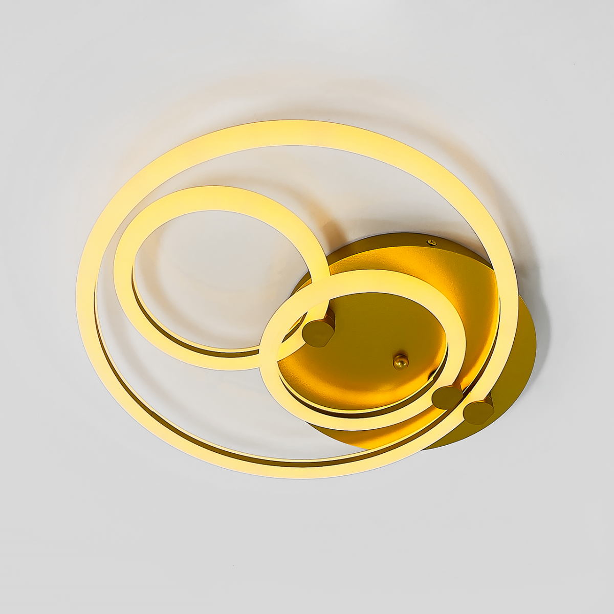 Світлодіодна Led люстра для приміщень до 18 м² з пультом керування 100 Вт Champagne Luxe