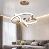 Підвісна LED люстра до 20м² діаметр 50 см. 151W Rose Gold Satin (B5CF)