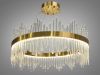 Кришталева LED люстра Alba Lux діаметр 58 см Стиль Бароко (839/600BR)