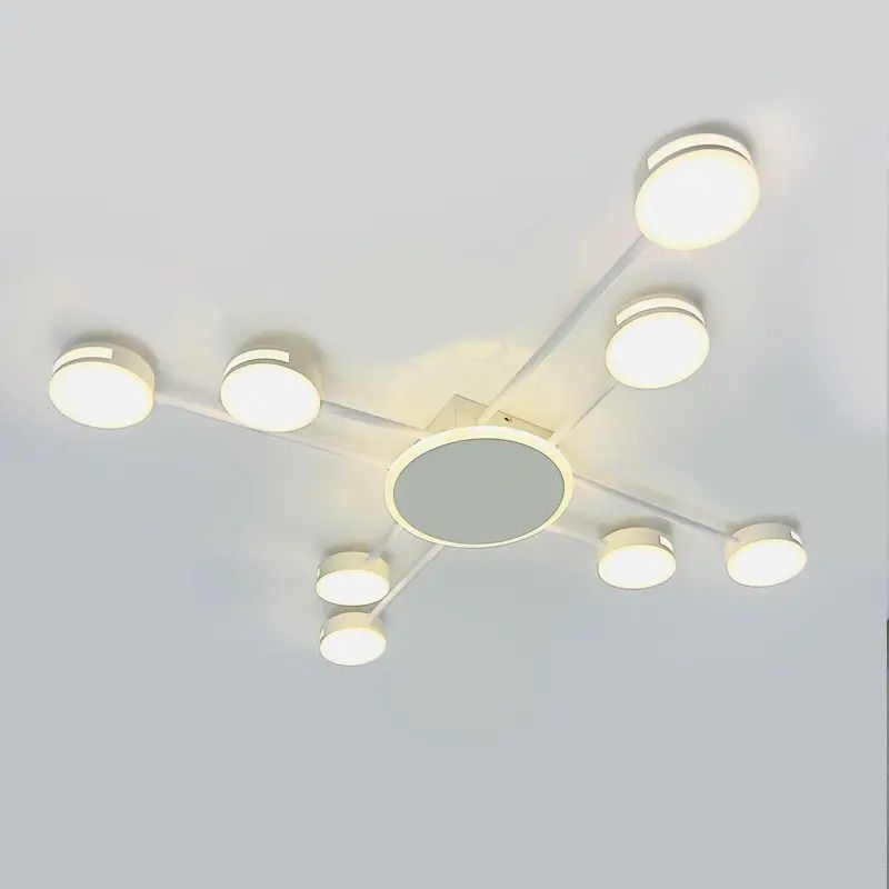 Люстра Led  до 20 м² білого кольору 94 см 134 Wt Stellar Beam