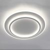 Кругла Led люстра до 15 м² у білому корпусі діаметр 45 см (VEGA dual 75W 2R WHITE/WHITE)
