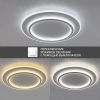 Кругла Led люстра до 15 м² у білому корпусі діаметр 45 см (VEGA dual 75W 2R WHITE/WHITE)