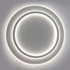 Кругла Led люстра до 15 м² у білому корпусі діаметр 45 см (VEGA dual 75W 2R WHITE/WHITE)