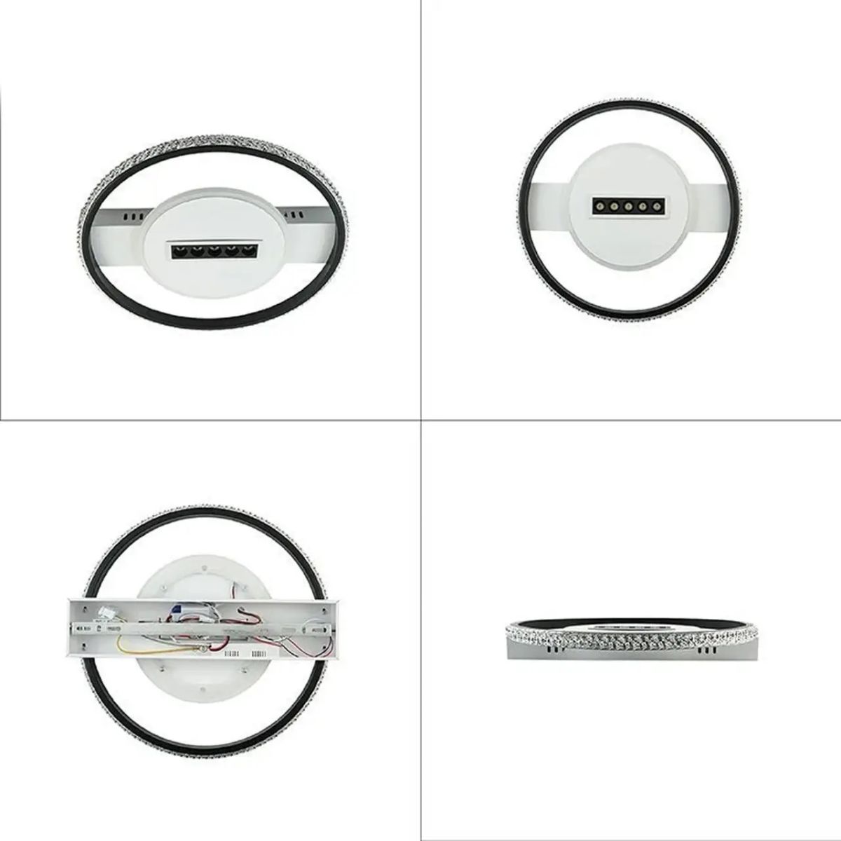 Світлодіодна Led люстра до 16м² круглої форми 40 см Zenith Circle