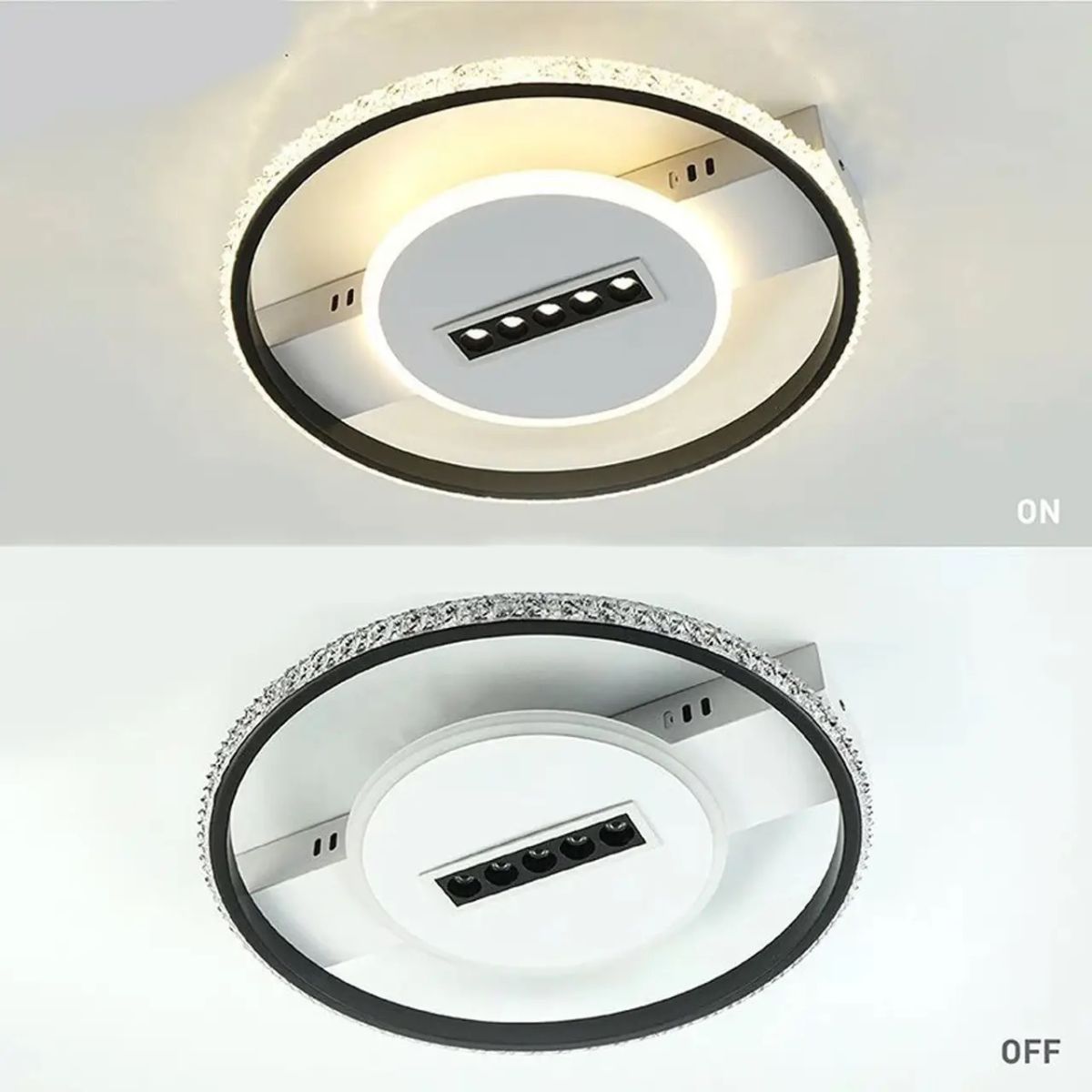 Світлодіодна Led люстра до 16м² круглої форми 40 см Zenith Circle
