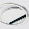 Круглая светодиодная Led люстра до 18 м² с пультом (ECLIPSE SAVIO 85W 2R WHITE/BLACК)