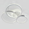 Світлодіодна LED люстра з димером до 18 м² 96 Wt (5140/3GR)