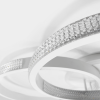 Світлодіодна LED люстра з димером до 18 м² 96 Wt (5140/3GR)