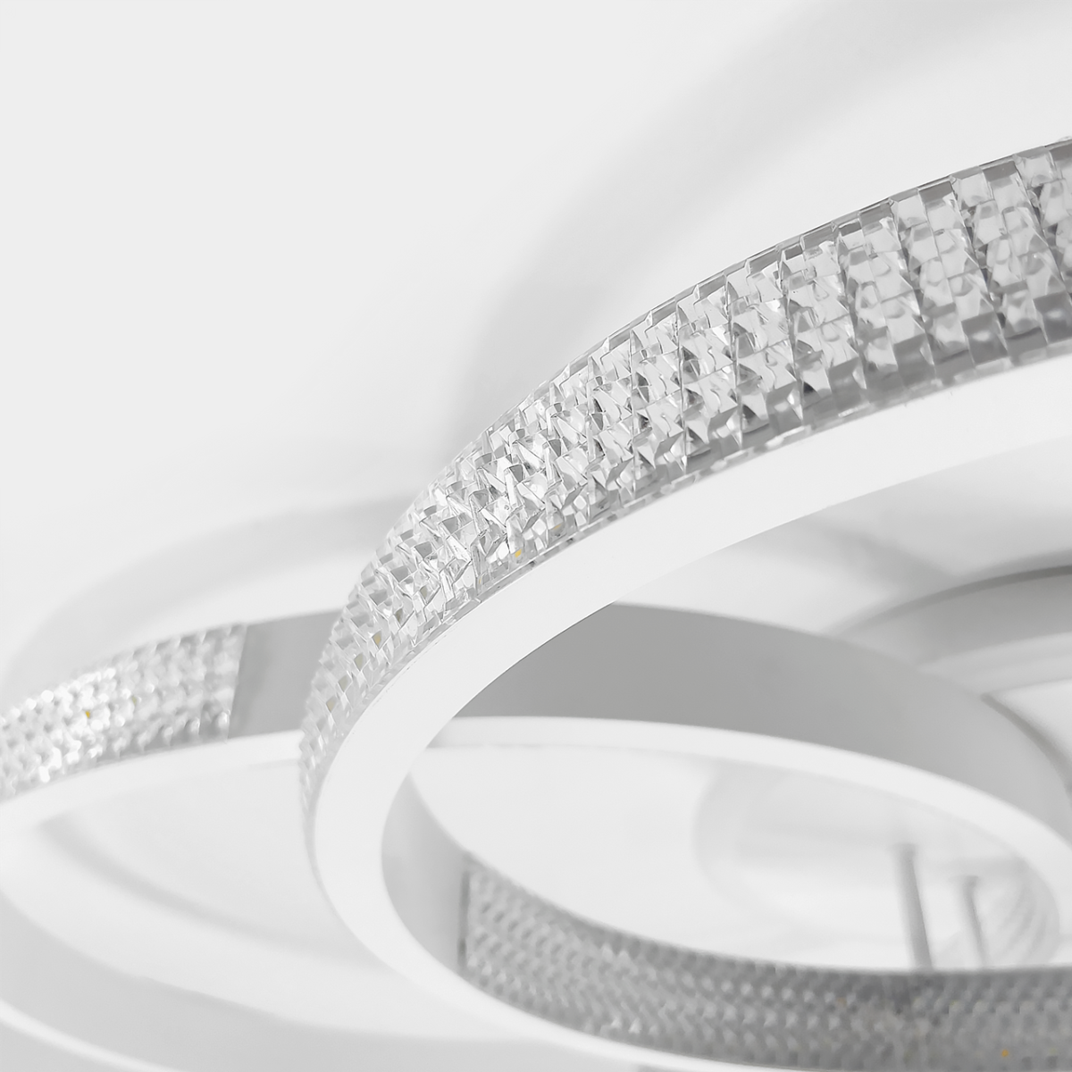 Світлодіодна LED люстра з димером до 18 м² 96 Wt (5140/3GR)