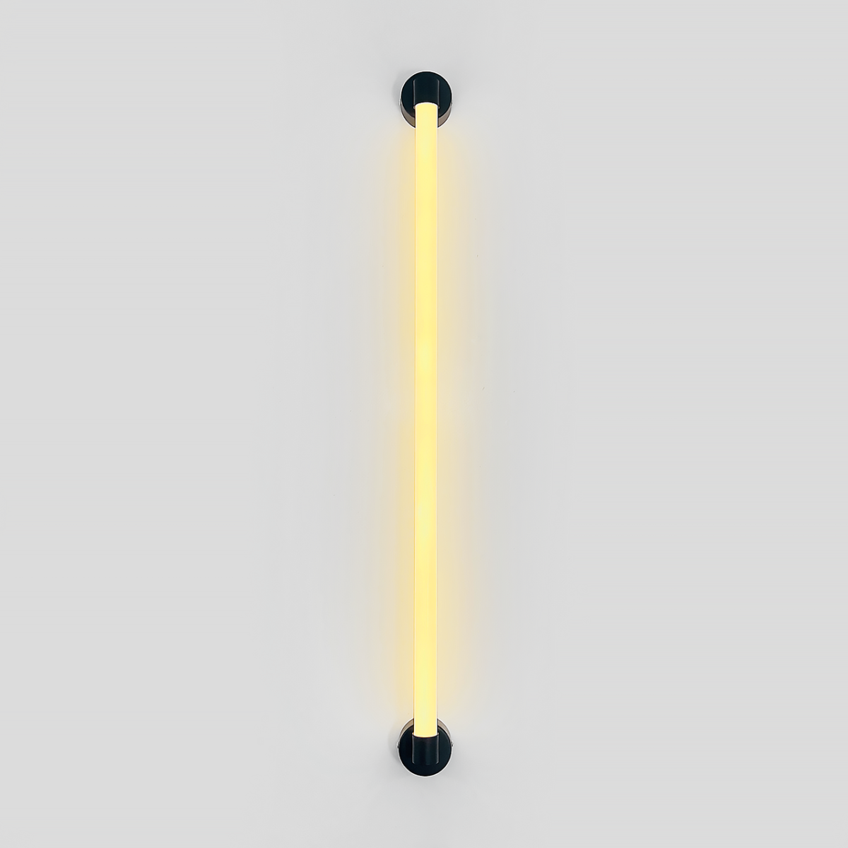 Сучасне настінне LED бра 20W чорна довжина 100 см (A607-100)