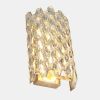 Кришталеве LED-бра 18W з 3 режимами світла Золото (582-B280GD)