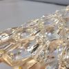 Кришталеве LED-бра 18W з 3 режимами світла Золото (582-B280GD)