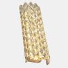 Велике кришталеве LED-бра 29W з 3 режимами світла Золото (582-B480GD)