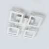 Квадратная белая Led люстра до 15 м² с пультом ROOM ICE RGB 70W 4S WHITE