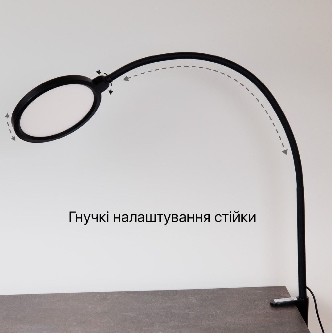 Настільна Led лампа 10W біла Violux FLEX 550LM