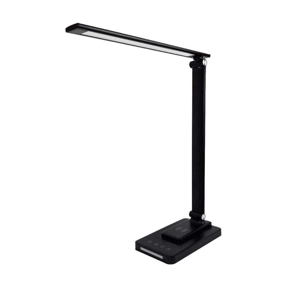 Настільна Led лампа 8W чорна Violux SLIM 450LM