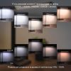 Настільна Led лампа 8W чорна Violux SLIM 450LM
