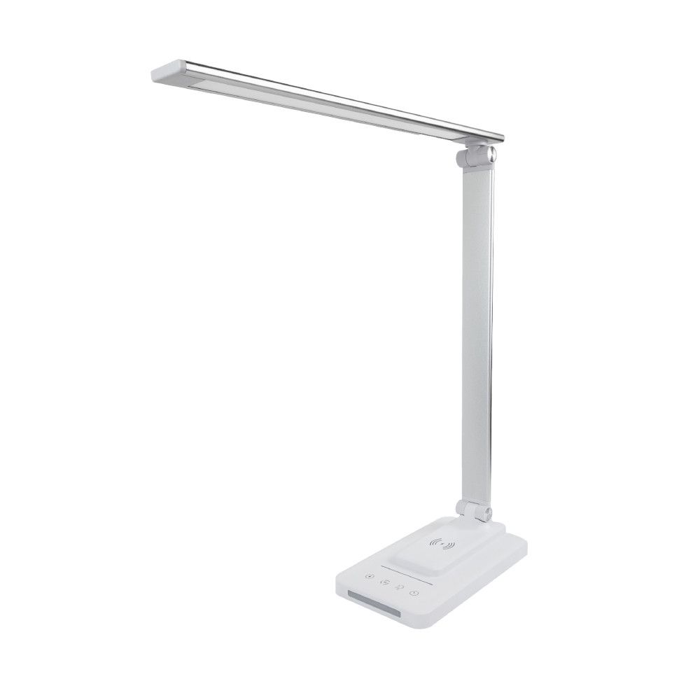 Настільна Led лампа 8W срібнаа Violux SLIM 450LM