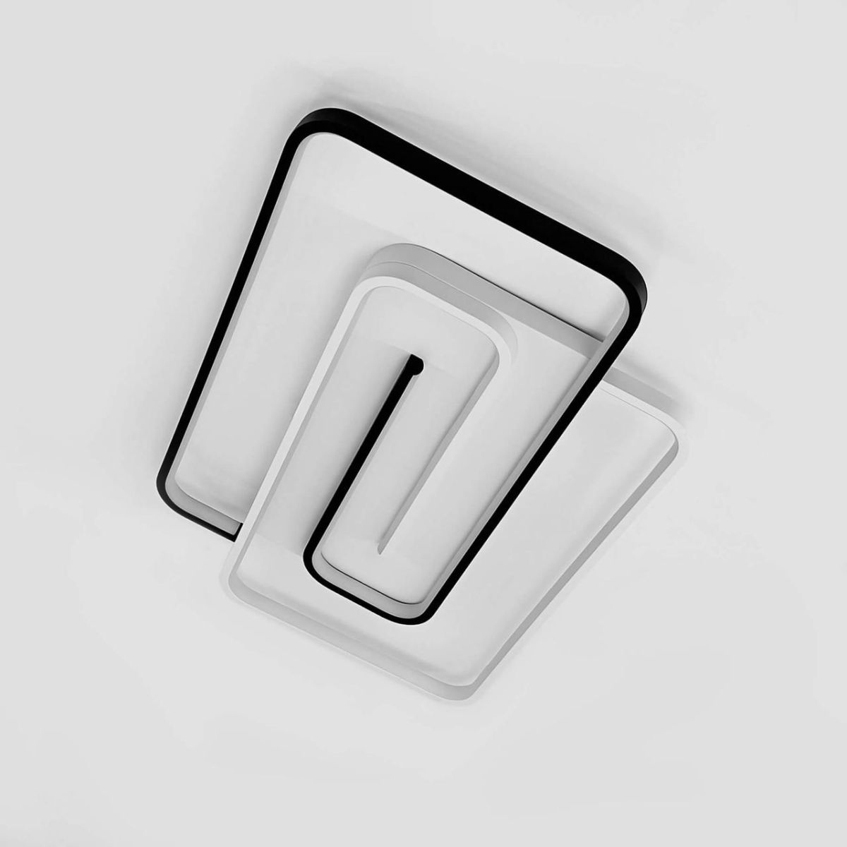 LED люстра 100 Вт з пультом та пам'яттю до 20 м² — DOMINO-P прямокутник (220575)