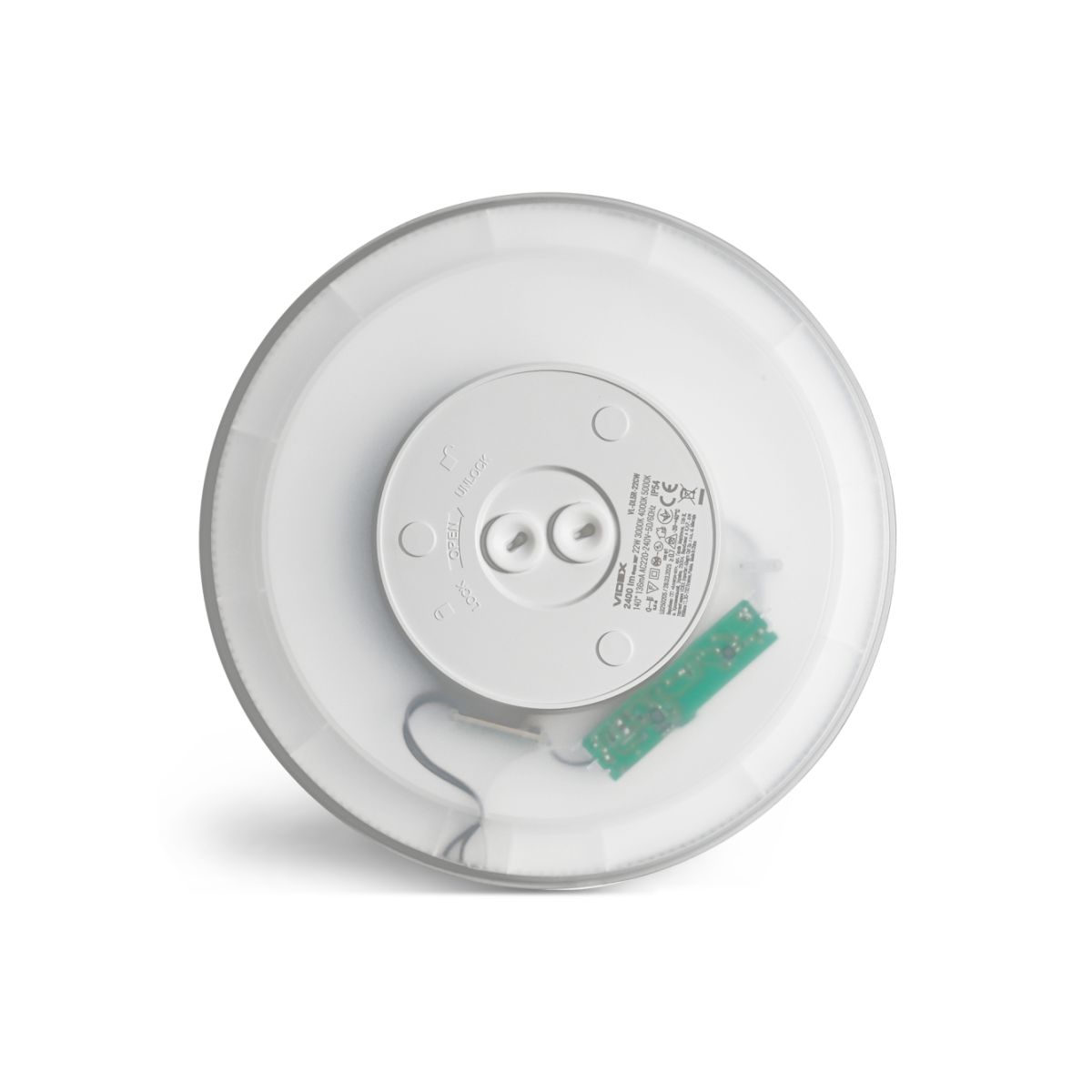 Світлодіодний Led світильник 22 Wt круглий 30 см білого кольору (Eclipse Ring DL5R 22W Black)