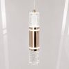 Сучасний LED підвіс у золоті та склі з ефектом бульбашок (Crystal Bubble Gold J2548-1G)