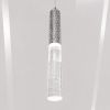 Вишуканий кришталевий LED підвіс "Crystal Drop Chrome", 4W (J2583-1HR)