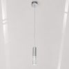 Сучасний LED підвіс у сріблі з ефектом бульбашок "Crystal Bubble Chrome", 4W (J2546-1HR)