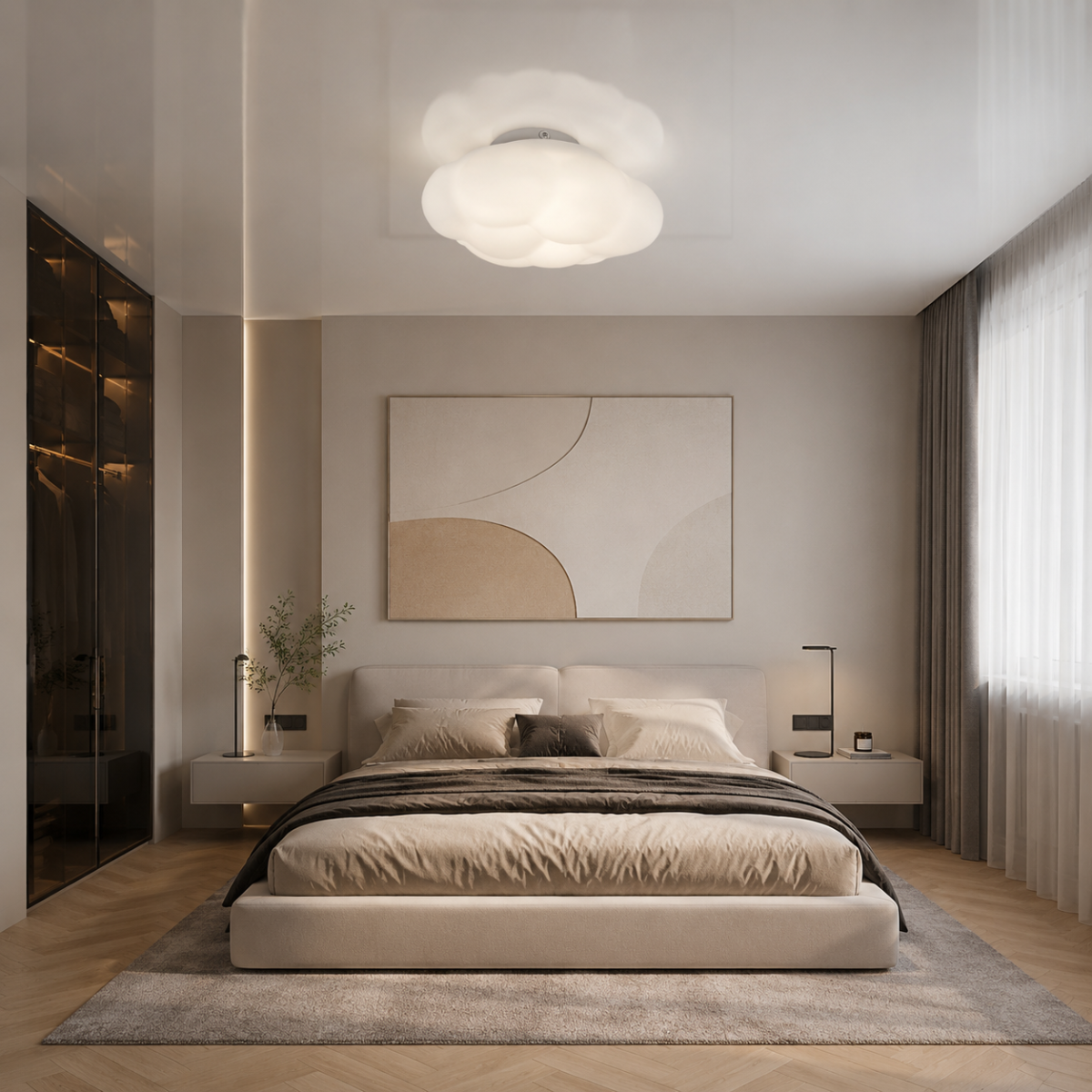 Світлодіодна LED люстра хмарка 30 см Nuvola Dolce на 24W (797VMX6025 (300))