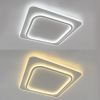 Квадратна світлодіодна Led люстрадо 18м² білий корпус 85W (VEGA DUAL 2S WHITE/WHITE)