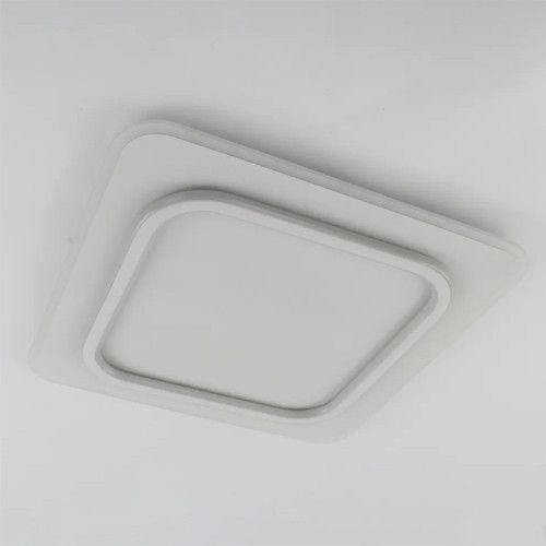 Квадратна світлодіодна Led люстрадо 18м² білий корпус 85W (VEGA DUAL 2S WHITE/WHITE)