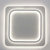 Квадратна світлодіодна Led люстрадо 18м² білий корпус 85W (VEGA DUAL 2S WHITE/WHITE)