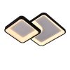 Чорна світлодіодна Led люстра 46W з пультом керування до 15м²  (V 1139 BK)