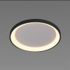 Кругла світлодіодна Led люстра до 15 м²  з пультом (V 1134 BK)