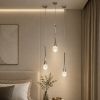 Підвісний Led світильник срібна крапля Crystal Drop Silver J2538-1HR