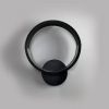 Настінне світлодіодне Бра LUMINARIA AKRILIKA ROUND 17W 1R BLACK/CLEAR