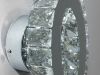 Кришталеве LED бра 6W "Crystal Oval Chrome" (9604HR)