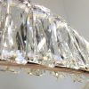 Елітна підвісна LED люстра кришталь у золоті 80 см "Infinity Crystal Gold" (P625/800GD)
