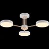 Біла світлодіодна Led-люстра на 3 плафони, 54W до 10 м² Sirius B X13242/3 WT+FGD